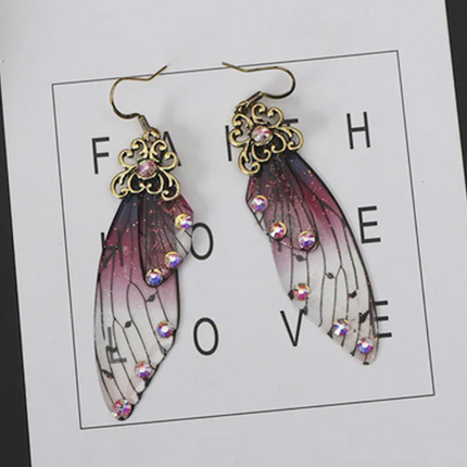 Fairy Butterfly Wing Earrings