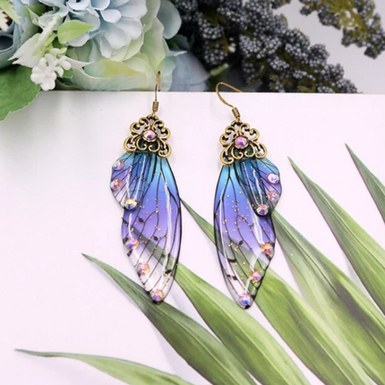 Fairy Butterfly Wing Earrings